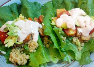 "TLT" - Tempeh, lettuce and tomato